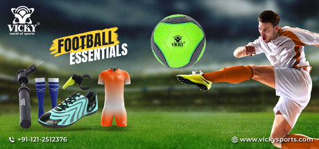 Buy Football and its Accessories from vickysports.com