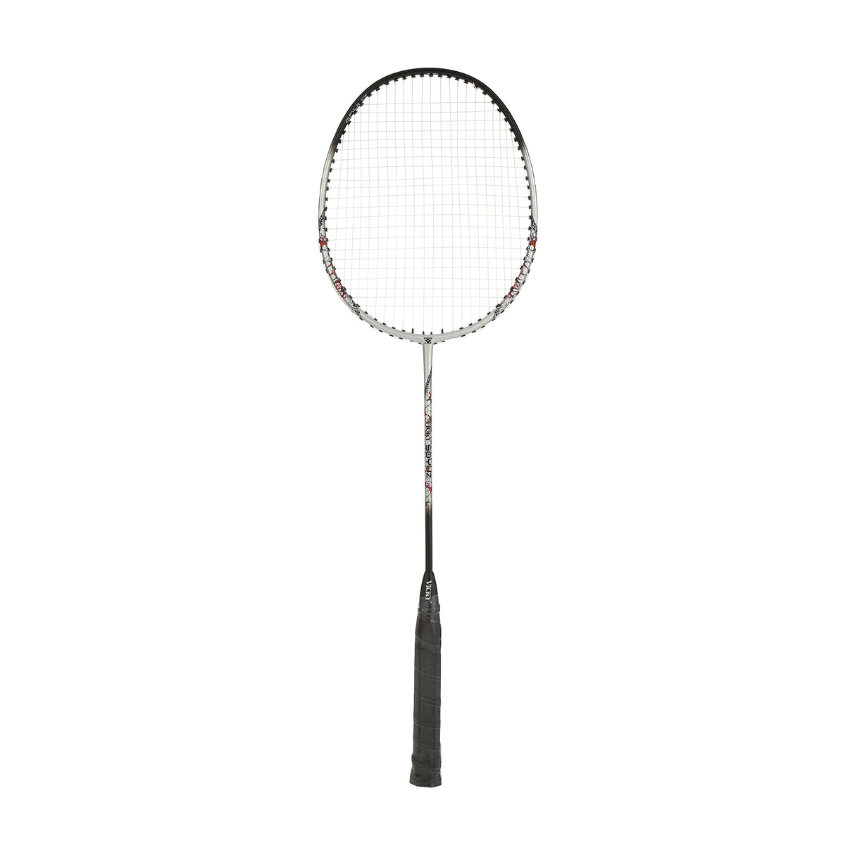 Badminton Racket - Silver-Black