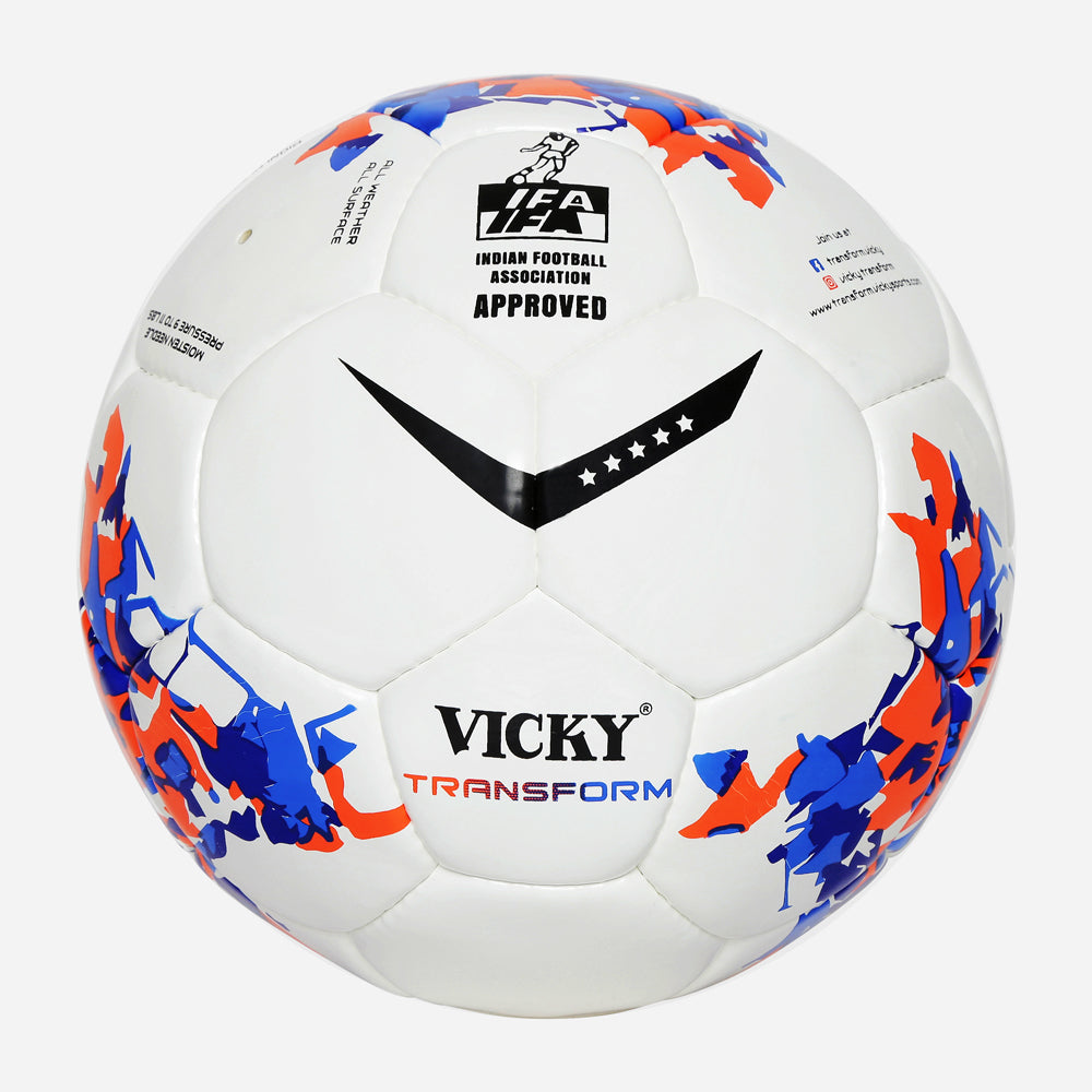 Football - White-Red-Blue