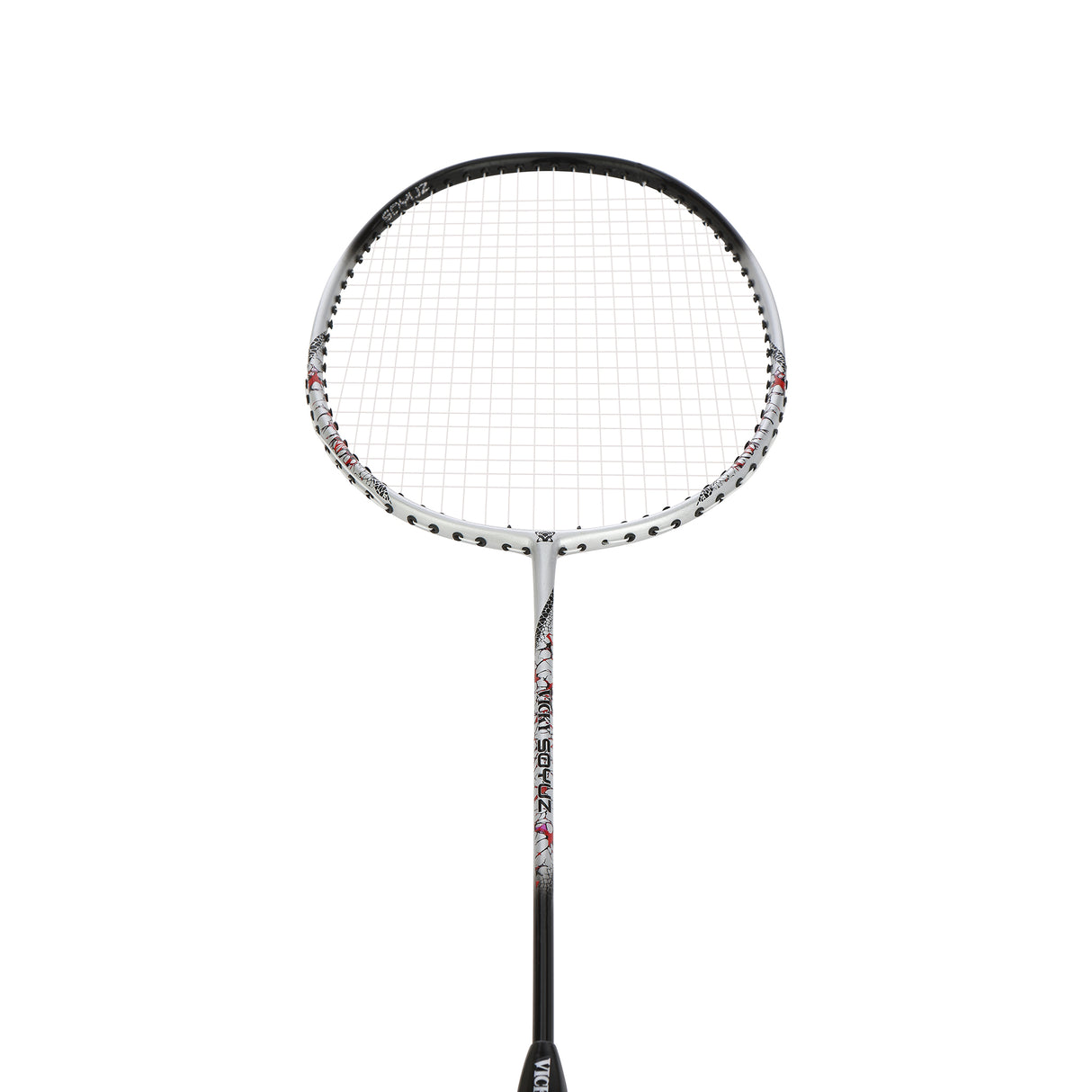Badminton Racket - Silver-Black