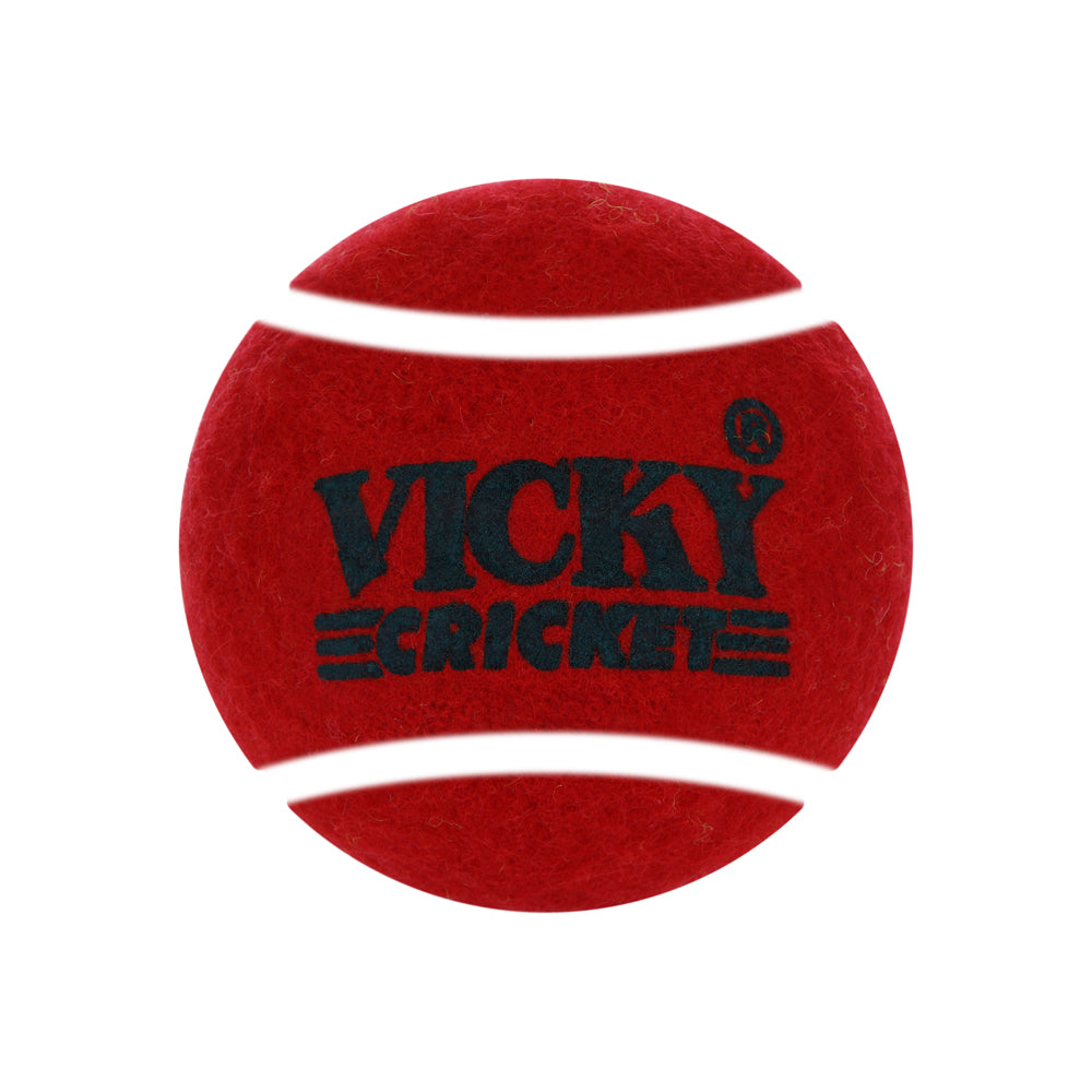 Vicky Cricket Tennis Ball Maroon Color 1