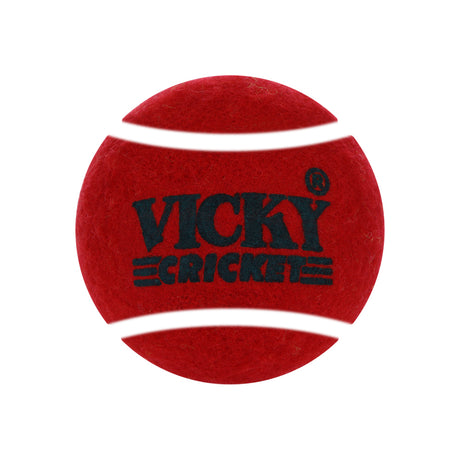 Vicky Cricket Tennis Ball Maroon Color 1