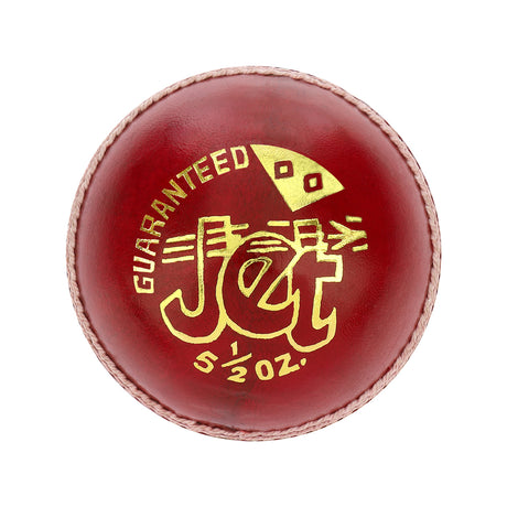 Vicky Jet Cricket Leather Ball Red