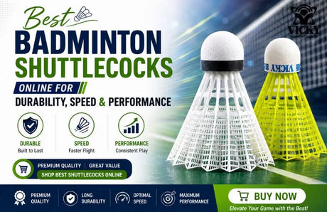 Best Badminton Shuttlecocks Online for Durability, Speed & Performance – Vicky Sports