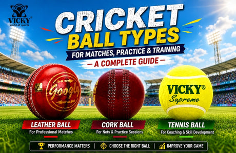 Cricket Ball Types for Matches, Practice & Training: A Complete Guide