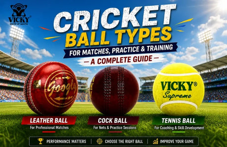Cricket Ball Types for Matches, Practice and Training: A Complete Guide