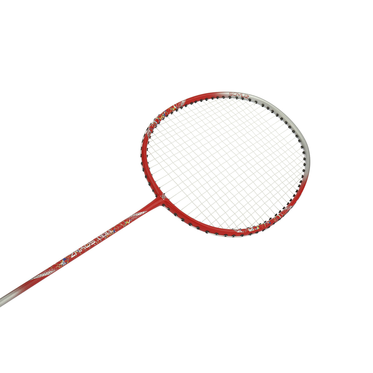 Badminton Racket - Red-Silver